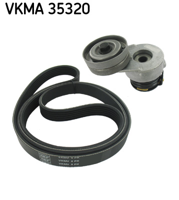 V formos rumbuotas diržas, komplektas - VKMA 35320 SKF